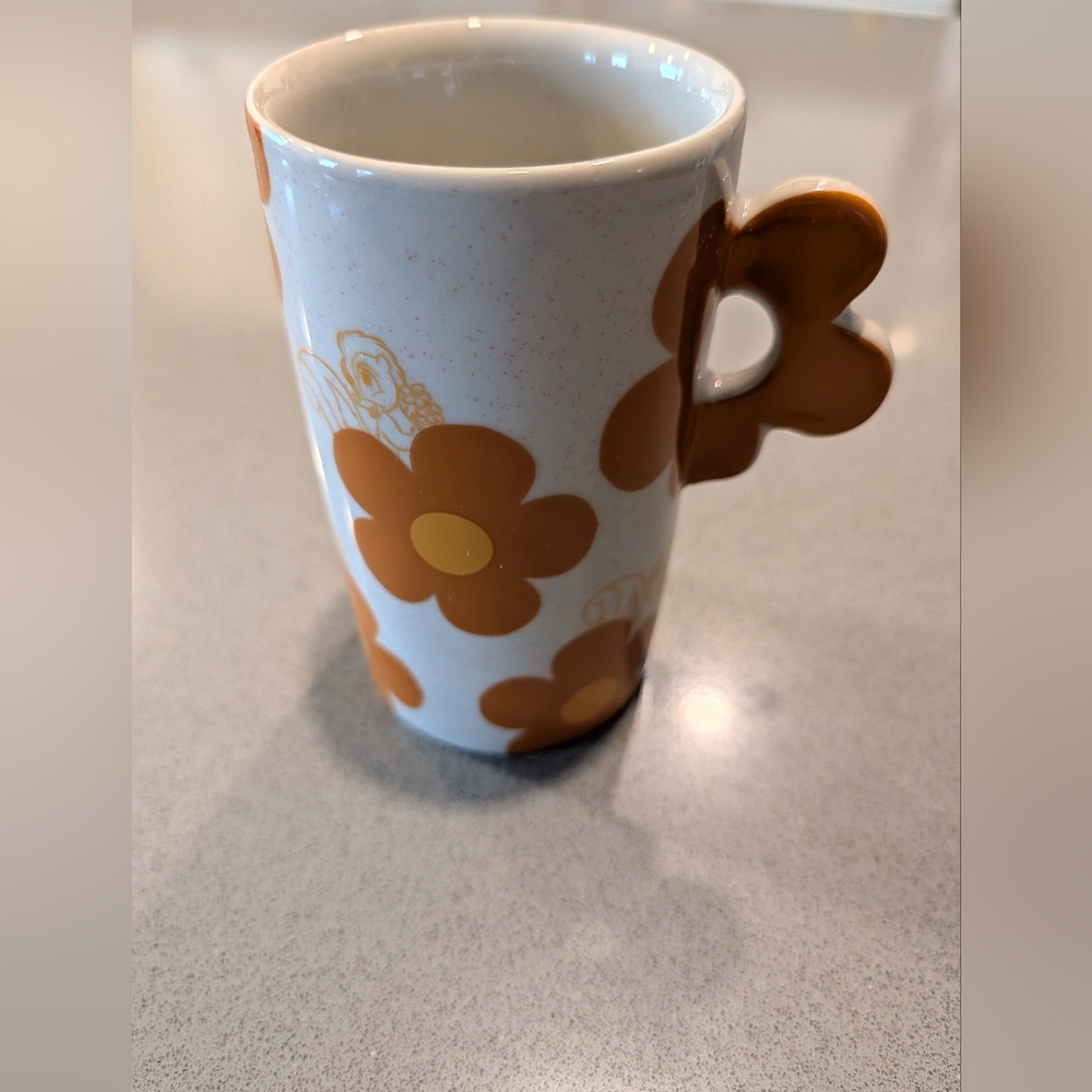 Disney Store Bambi Flower Floral Coffee Mug "Flower"